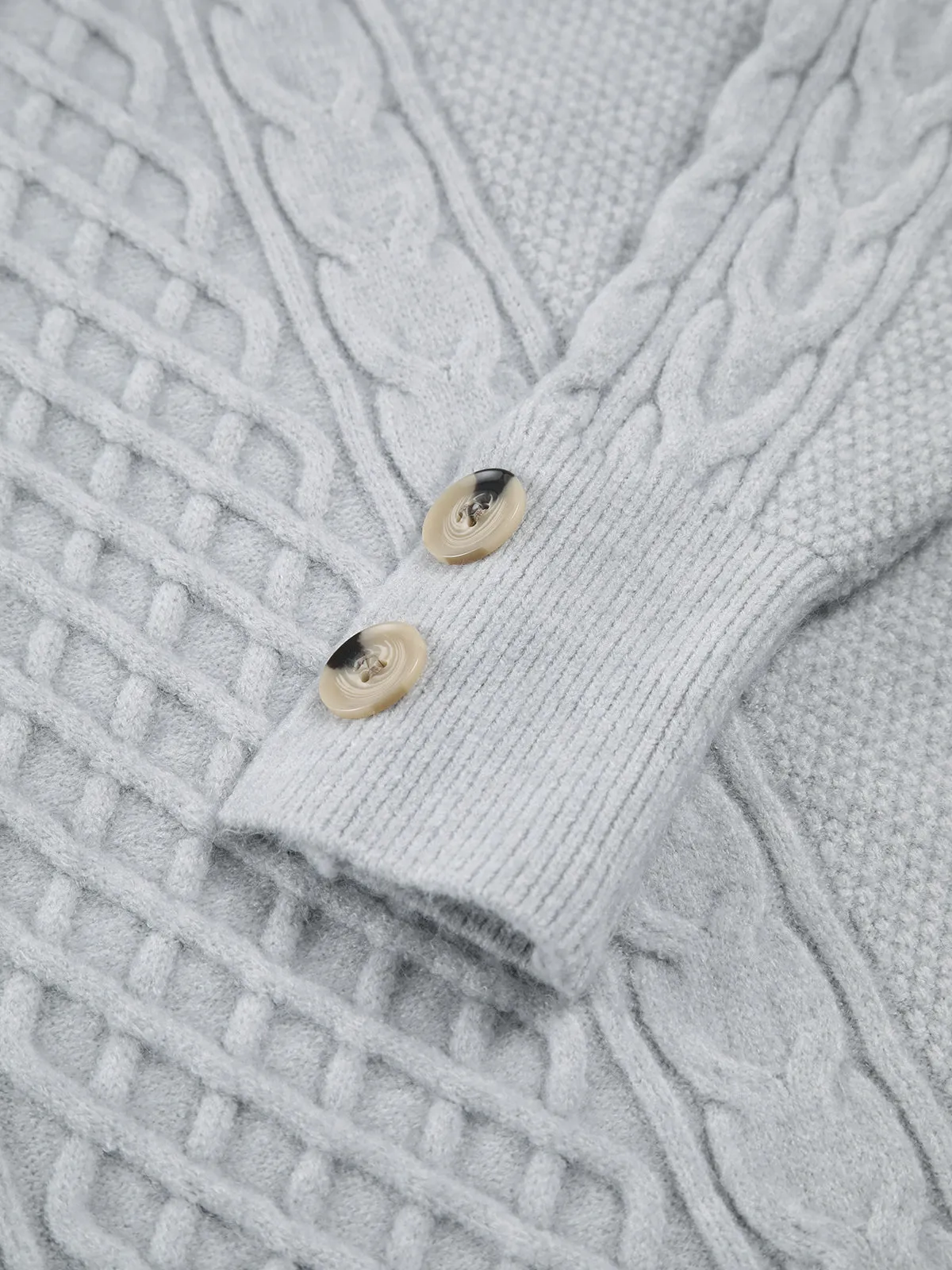 Cloud Nine Cable Knit Sweater sold by COMMENSE product image thumbnail 3