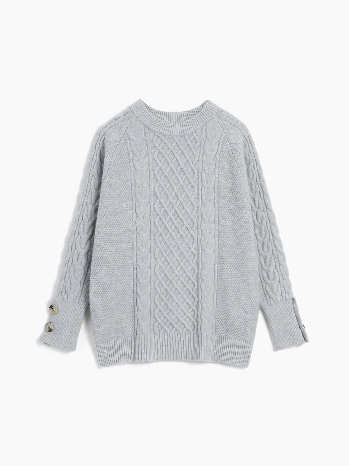 Cloud Nine Cable Knit Sweater sold by COMMENSE
