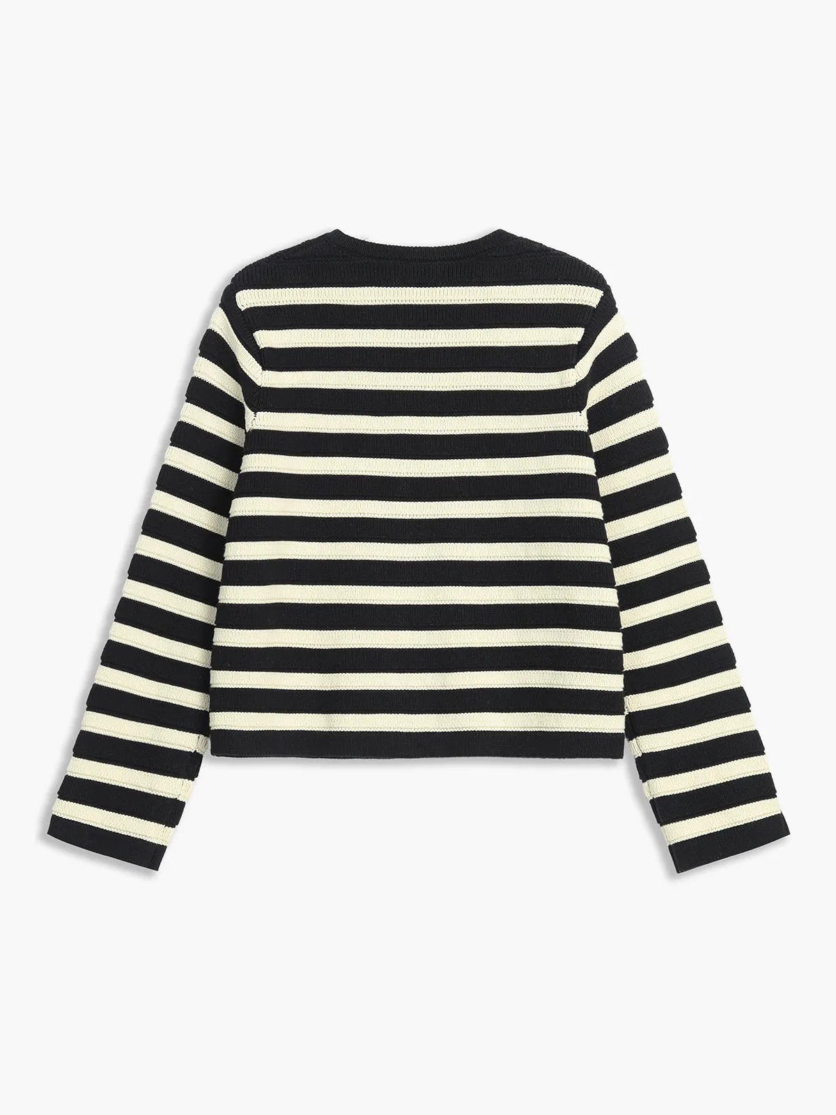 My Obsession Stripe Cardigan sold by COMMENSE product image thumbnail 2