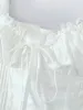 Cotton Blends Lace Up Cami Top sold by COMMENSE