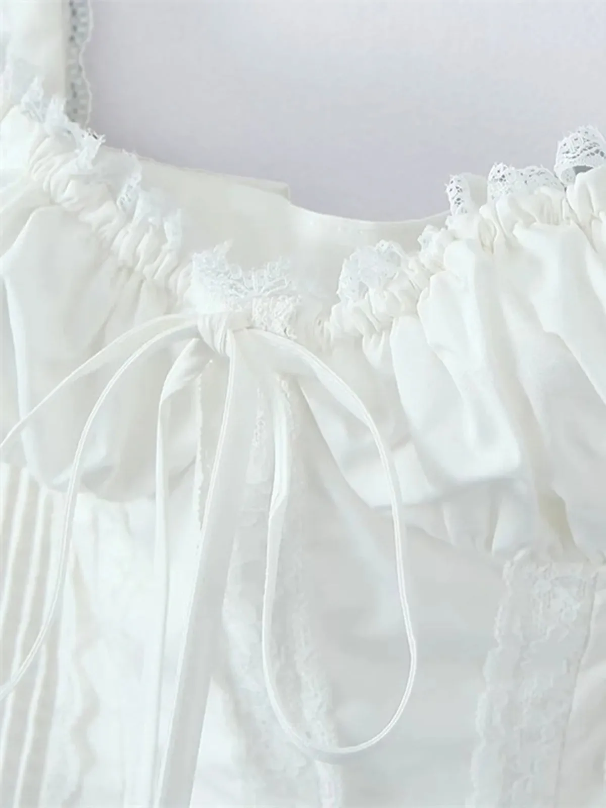 Cotton Blends Lace Up Cami Top sold by COMMENSE product image thumbnail 3