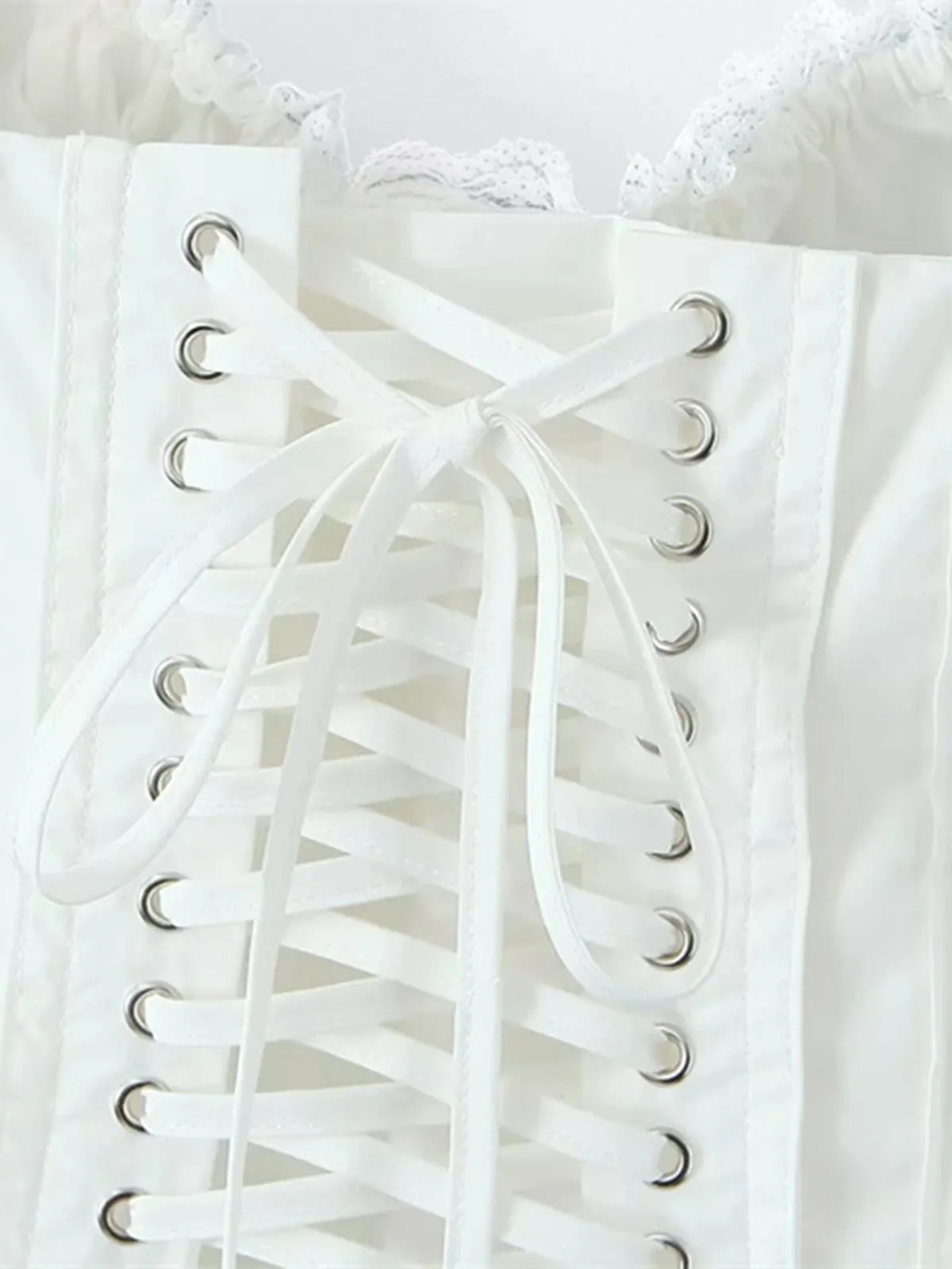 Cotton Blends Lace Up Cami Top sold by COMMENSE product image thumbnail 4