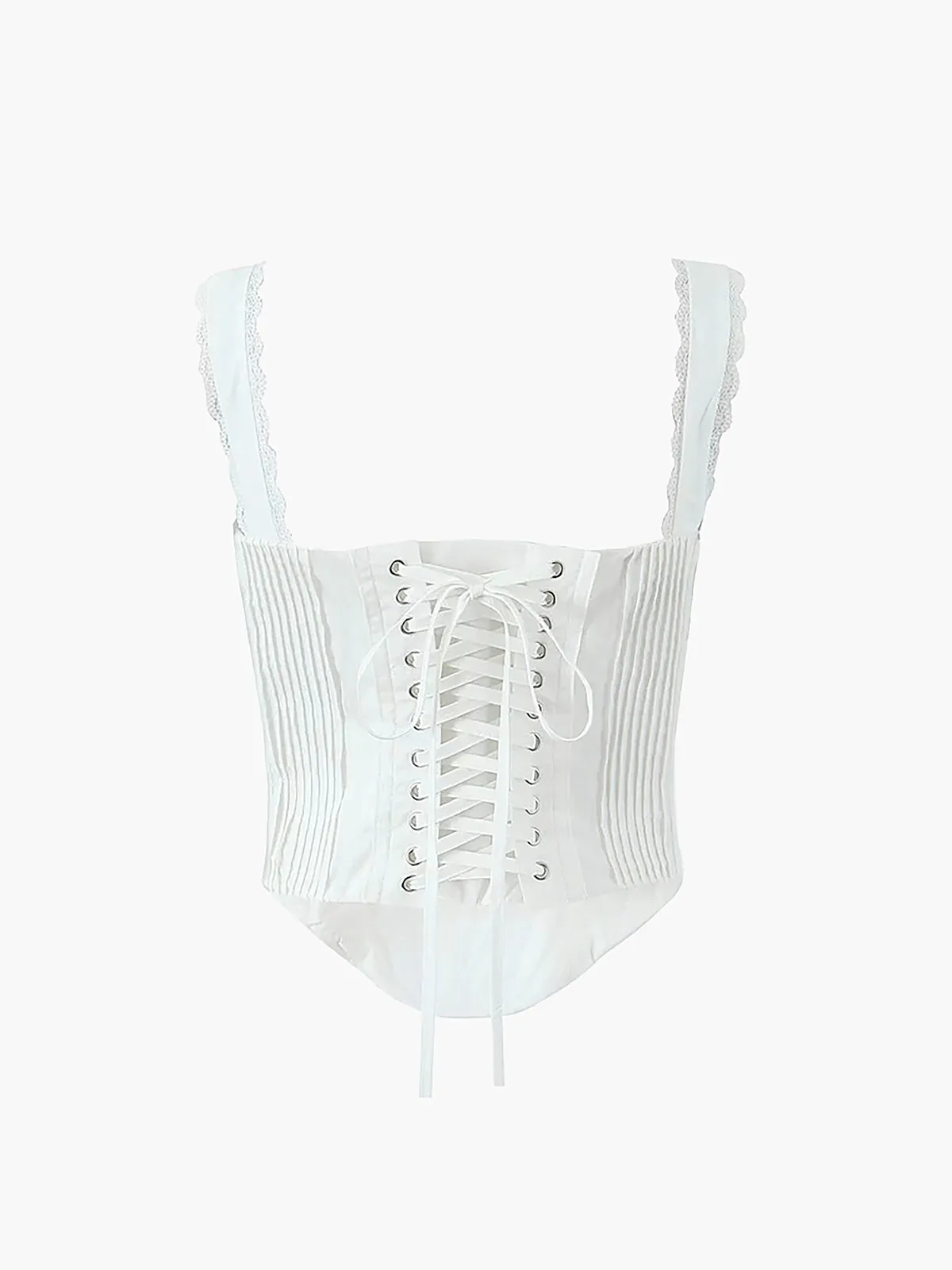 Cotton Blends Lace Up Cami Top sold by COMMENSE product image thumbnail 2