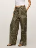 Printed Wide-Leg Pants sold by COMMENSE