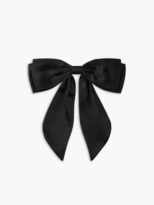 Satin Three-Dimensional Bow Hair Claw sold by COMMENSE