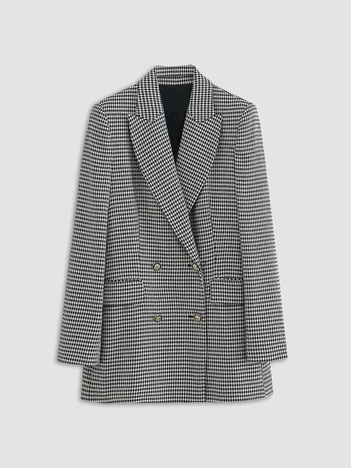 Classic Houndstooth Blazer sold by COMMENSE