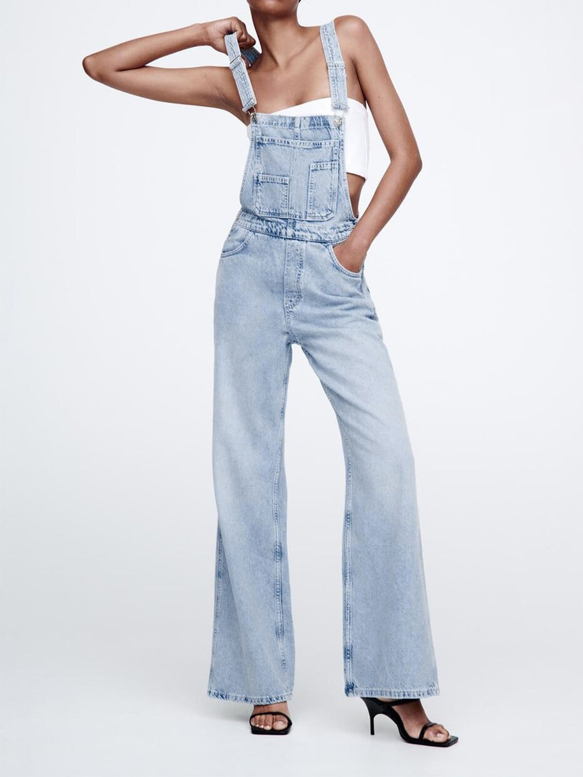 Utility Denim Overalls sold by COMMENSE product image thumbnail 2