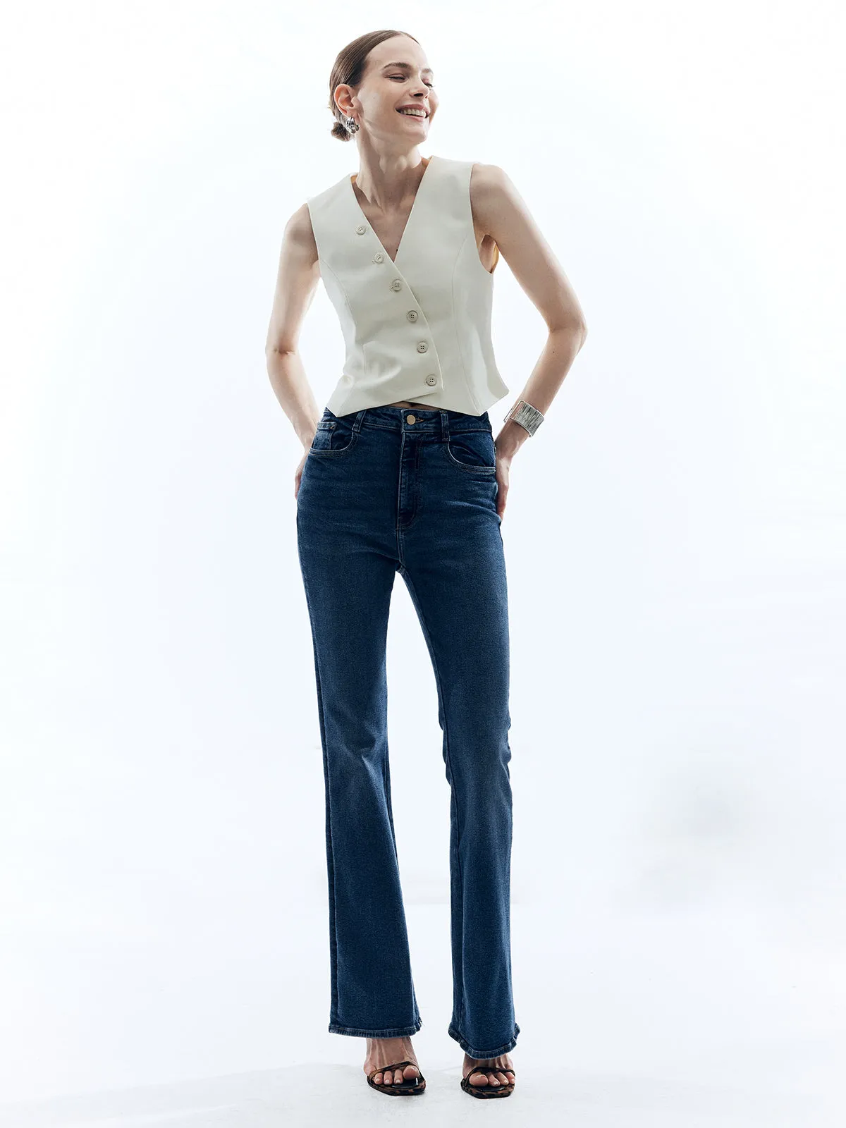 Denim Slim Pants sold by COMMENSE product image thumbnail 3