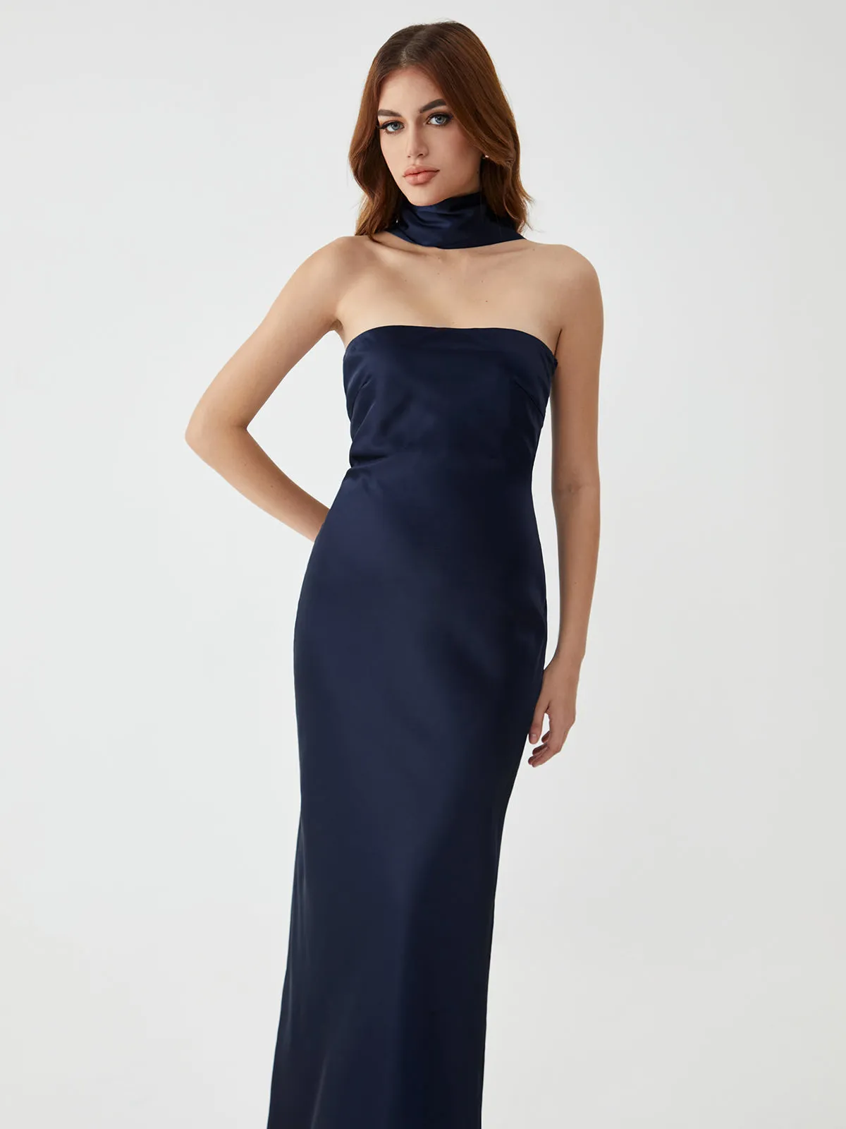Plain Sleeveless Casual Long Dress sold by COMMENSE product image thumbnail 4