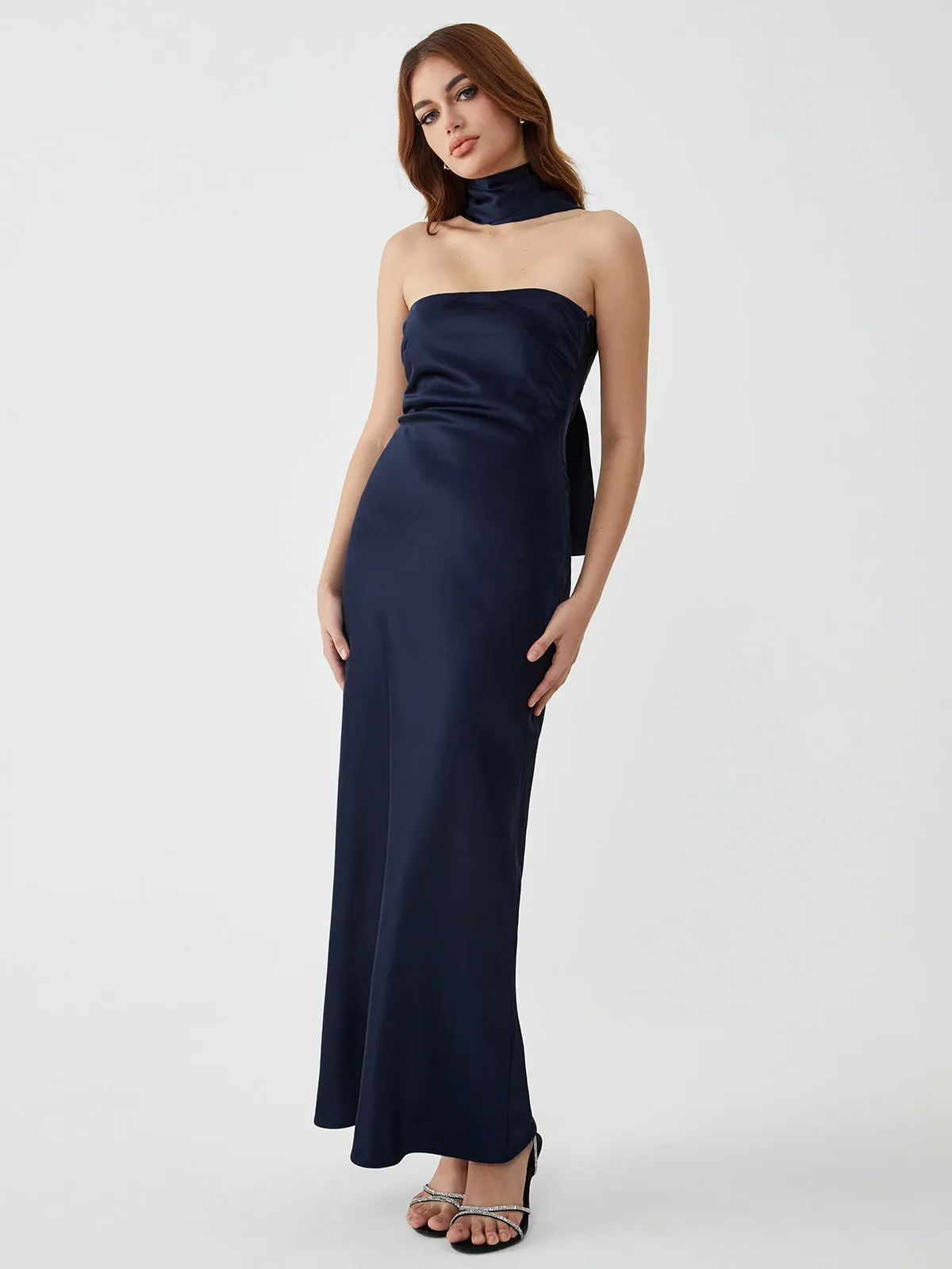 Plain Sleeveless Casual Long Dress sold by COMMENSE product image thumbnail 3