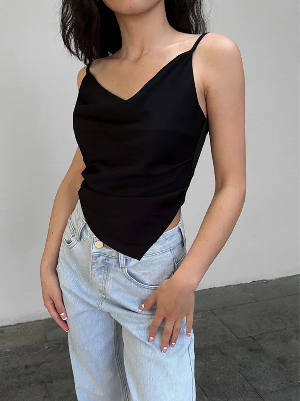 Handkerchief Satin Cami Top sold by COMMENSE