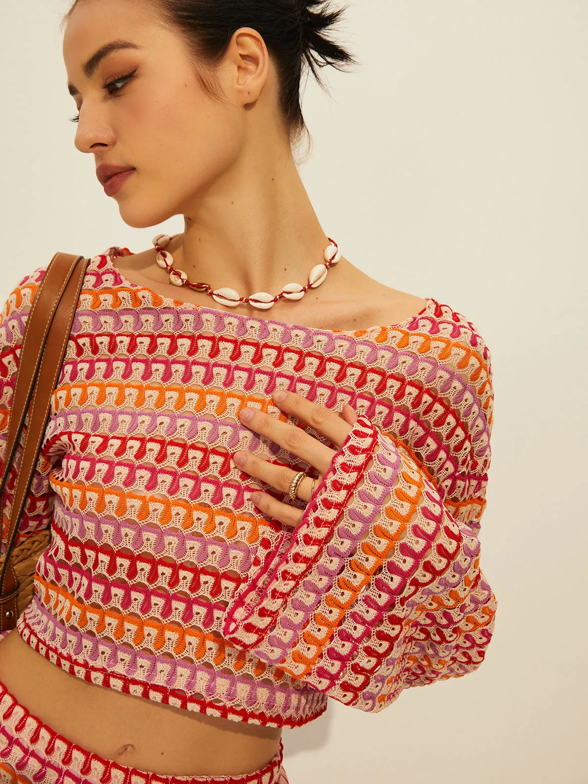 Crew Neck Long Sleeve Skirt Set sold by COMMENSE product image thumbnail 2