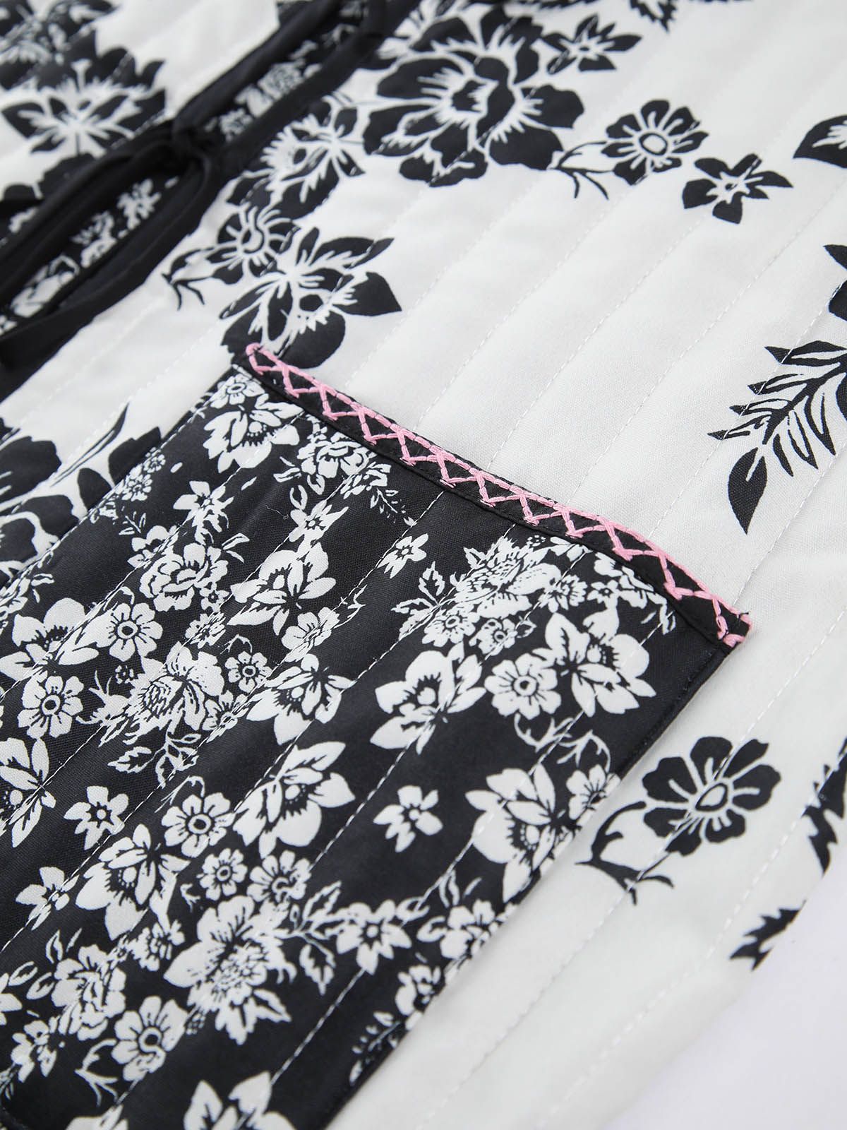 Double Sided Floral Jacket sold by COMMENSE product image thumbnail 5