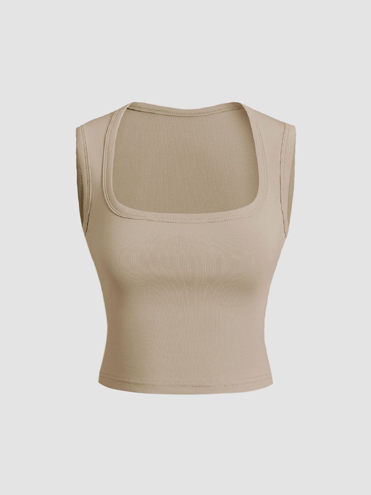 Nocturnal Square Neck Tank Top sold by COMMENSE product image thumbnail 5