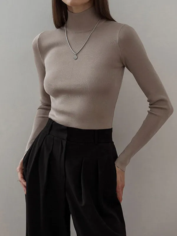 Everyday Long Sleeve Knit Top sold by COMMENSE