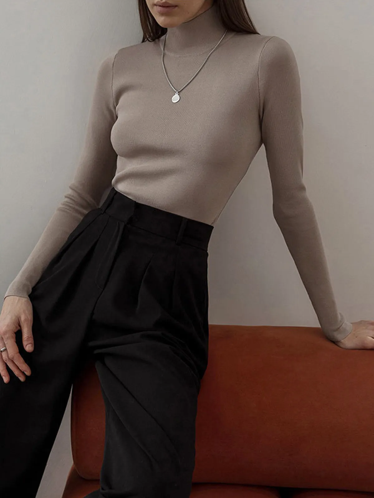 Everyday Long Sleeve Knit Top sold by COMMENSE product image thumbnail 2