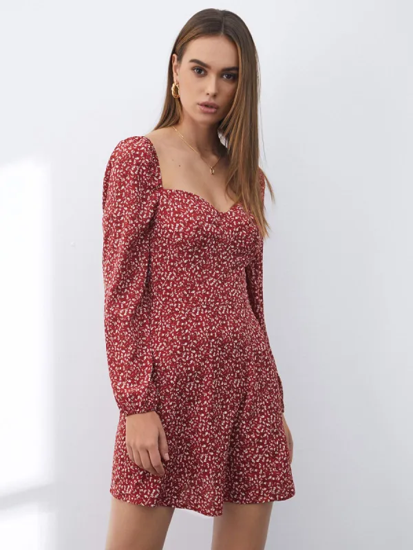 Ruby Florama Mini Dress sold by COMMENSE