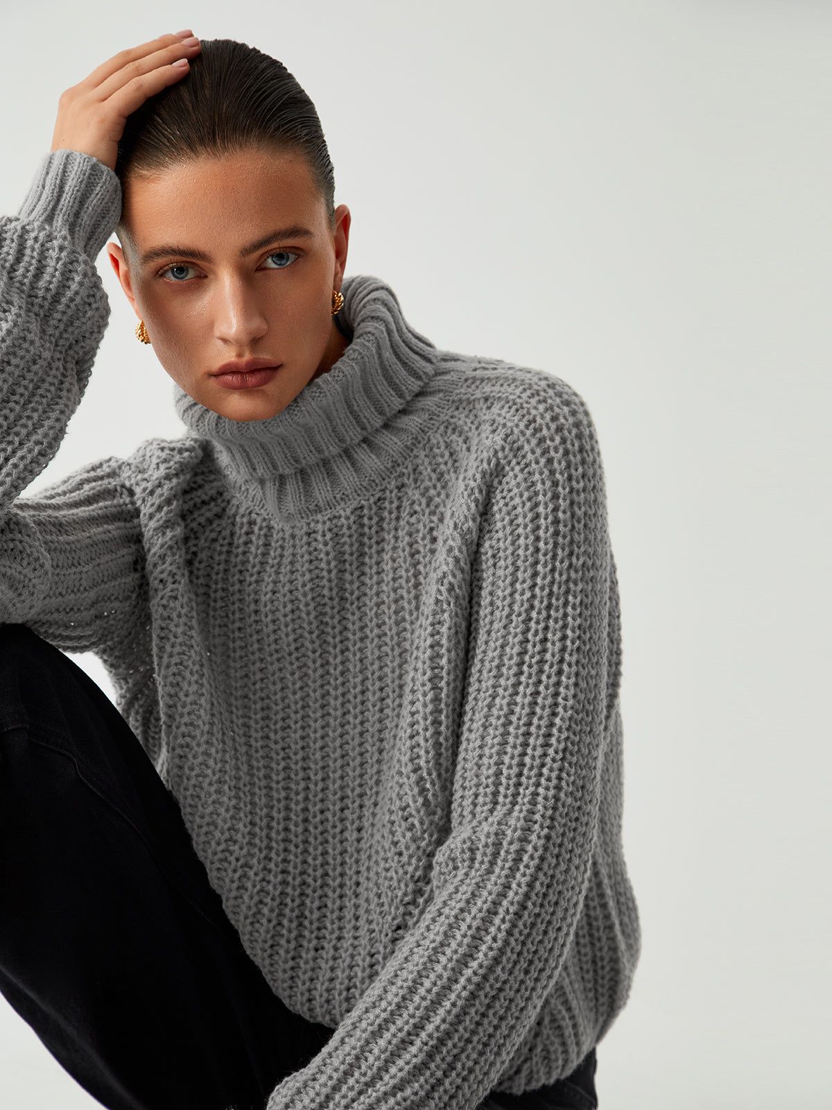 Put It On Me Turtleneck Sweater sold by COMMENSE product image thumbnail 4