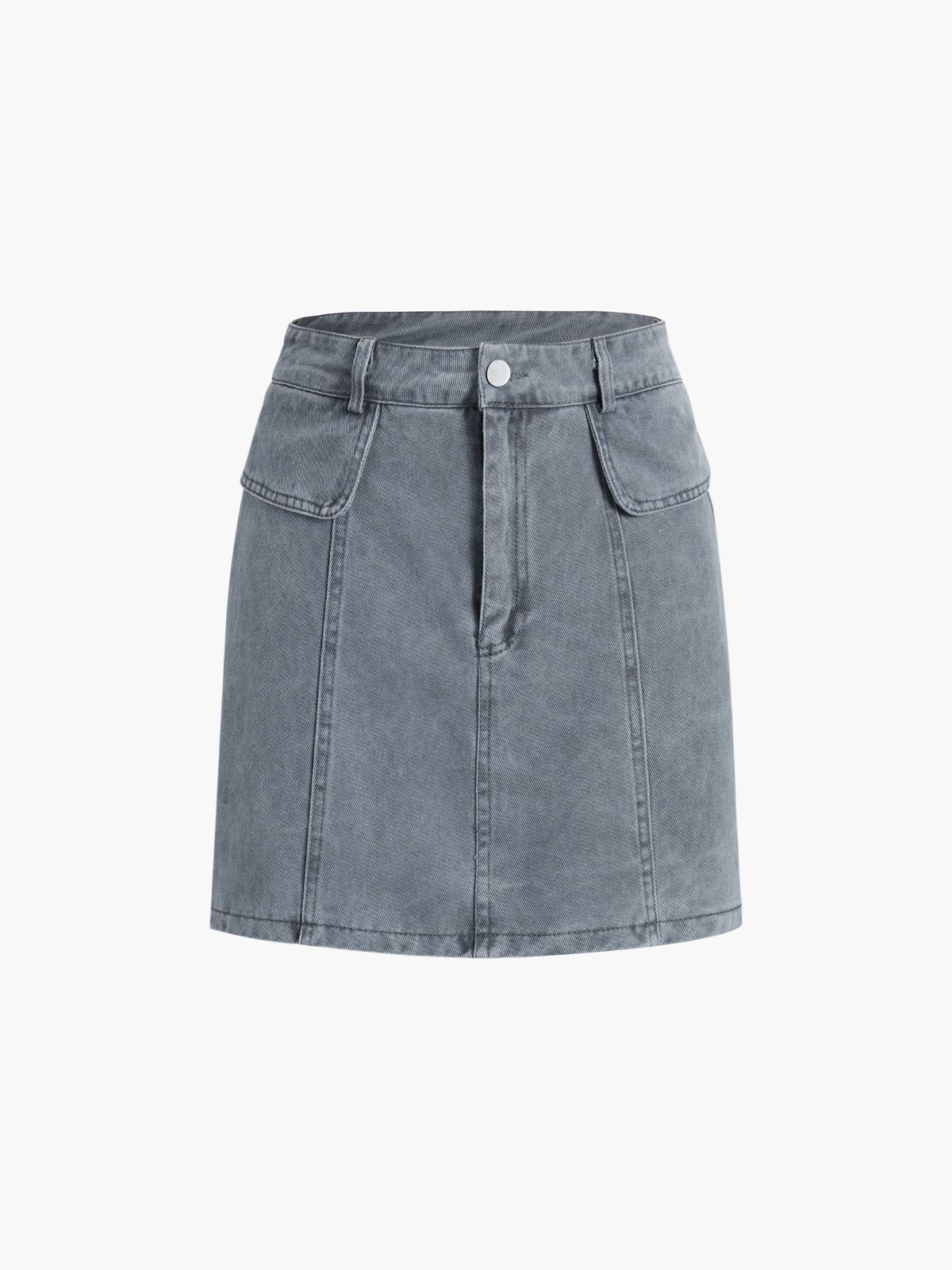 Classy Denim Skirt sold by COMMENSE