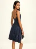 Pure Cotton Printed Breasted Dress sold by COMMENSE