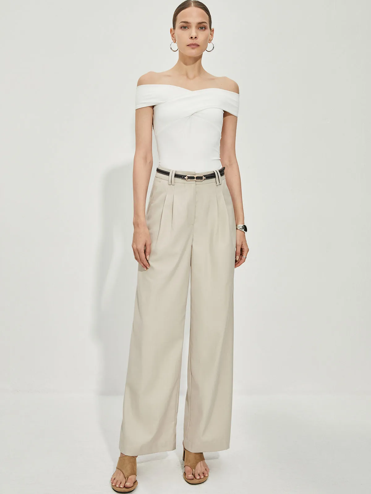 Elegant Off-Shoulder T-Shirts sold by COMMENSE product image thumbnail 3