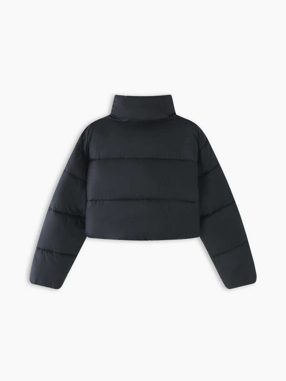 Quilted Puffer Mock Neck Crop Coat sold by COMMENSE product image thumbnail 4