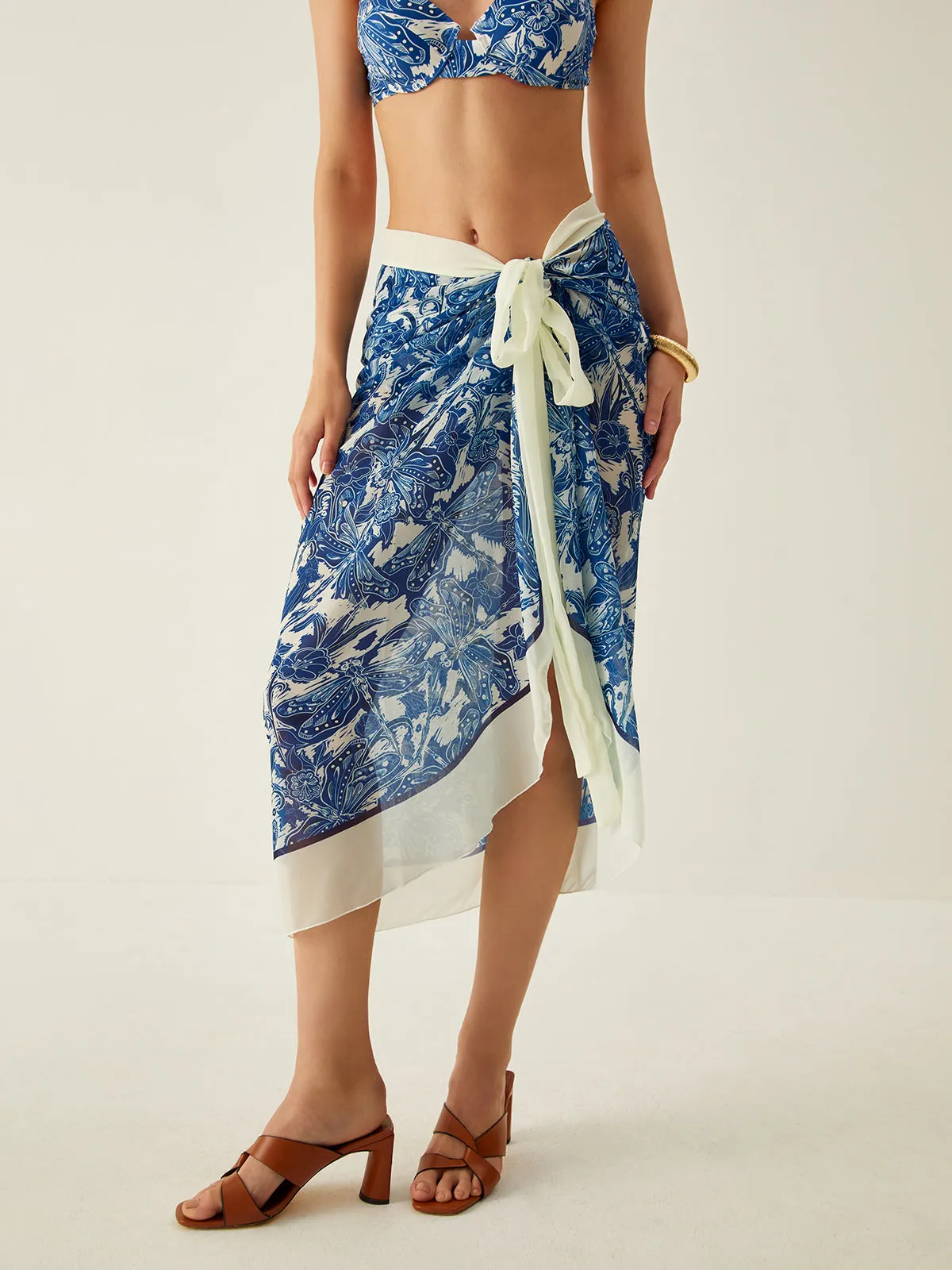 Printed Bikini Cover Up Skirt sold by COMMENSE product image thumbnail 2