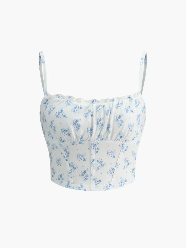 Floral Print Cami Top sold by COMMENSE