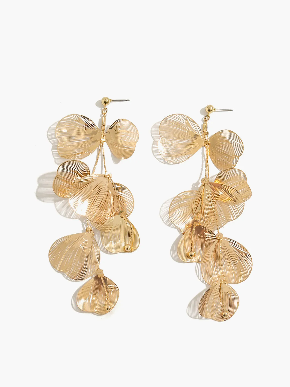 Ginkgo Leaves Long Dangle Earrings sold by COMMENSE product image thumbnail 2