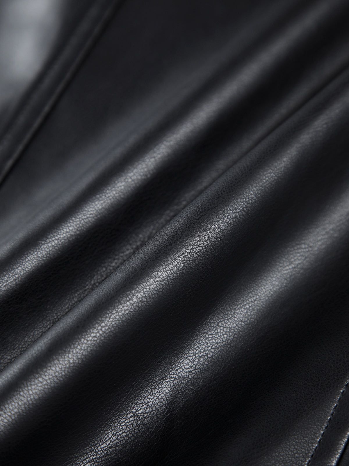 Faux Leather Trench Coat sold by COMMENSE product image thumbnail 4