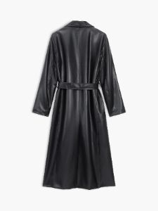 Faux Leather Trench Coat sold by COMMENSE