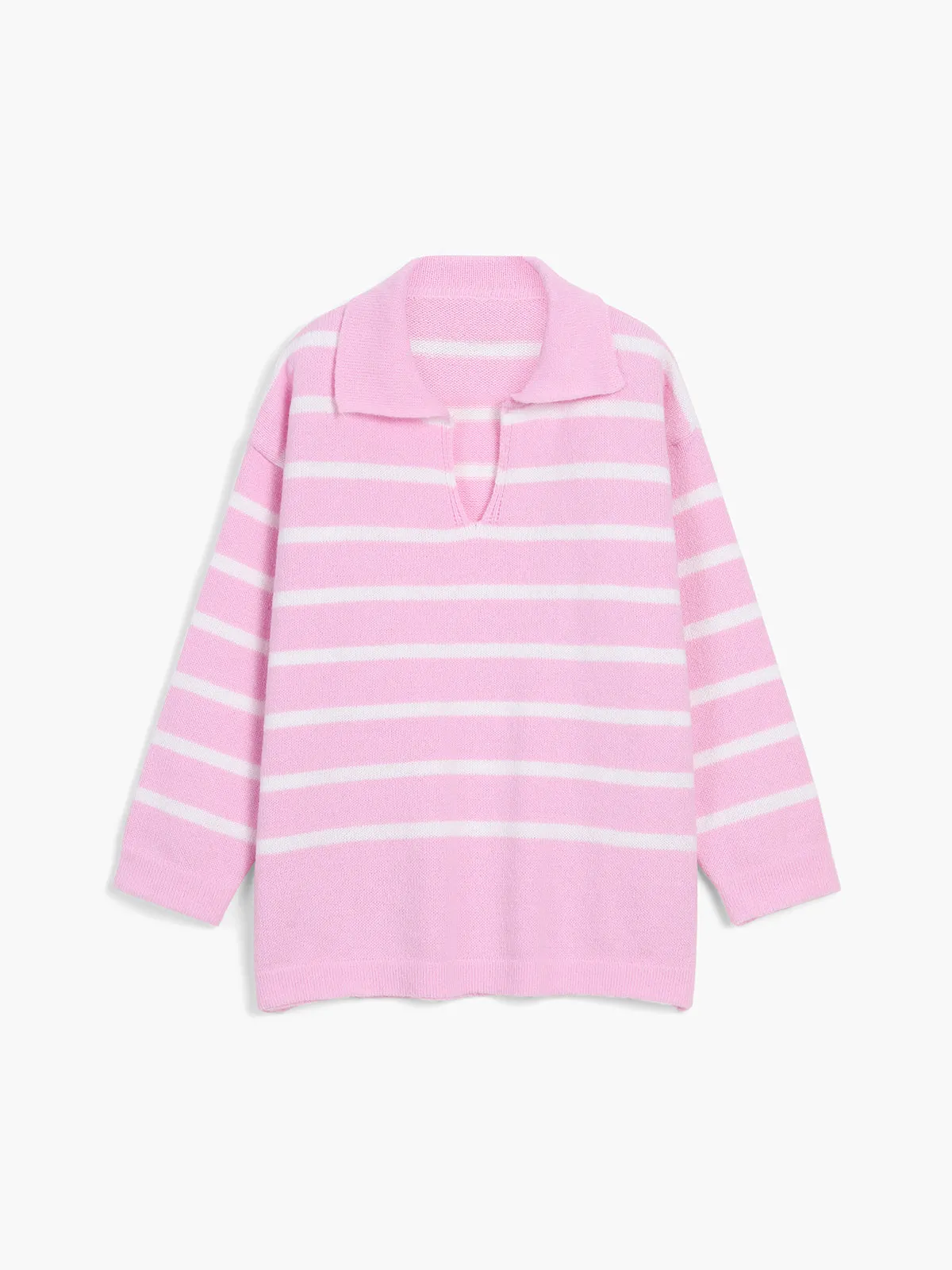 Strawberry Stripe Sweater sold by COMMENSE