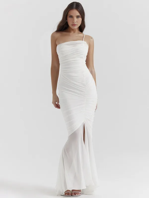 One Shoulder Cami Long Dress sold by COMMENSE