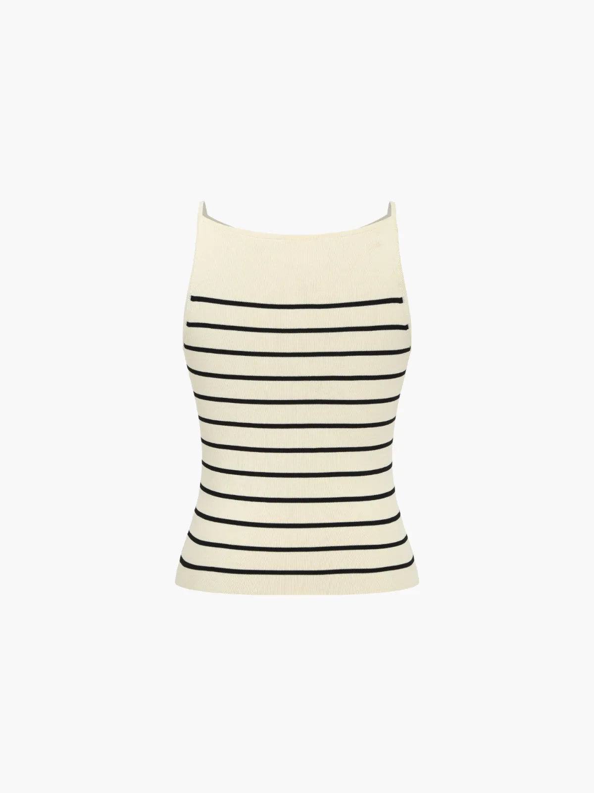 Basic Stripe Cami Knit Vest sold by COMMENSE product image thumbnail 2