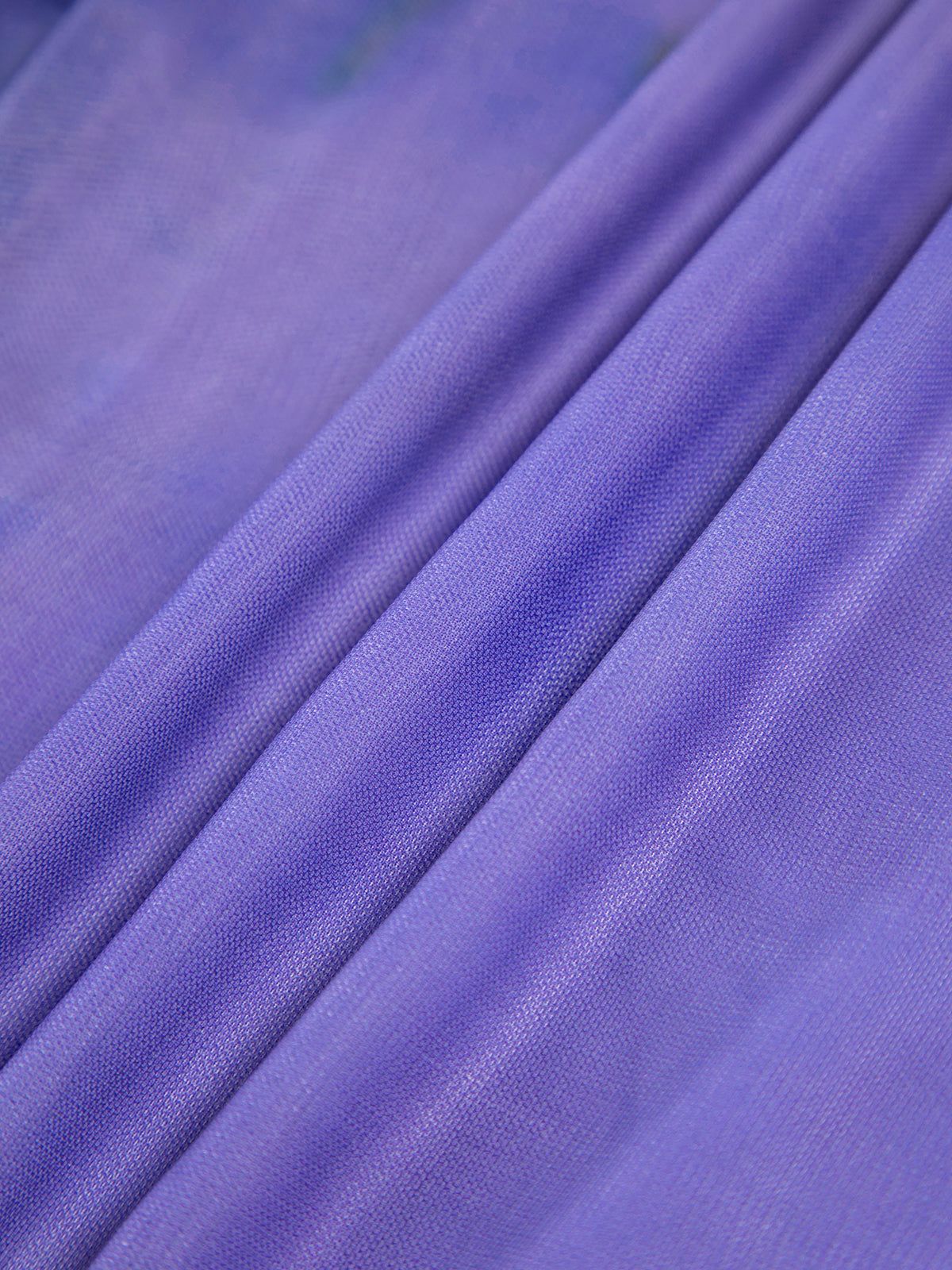 Lavender Lake Mesh Ruched Midi Dress sold by COMMENSE product image thumbnail 4