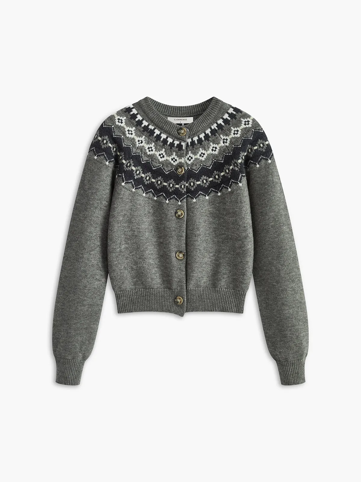 Bohemian Button Knit Cardigan sold by COMMENSE