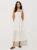 Embroidery Backless Cami Midi Dress sold by COMMENSE