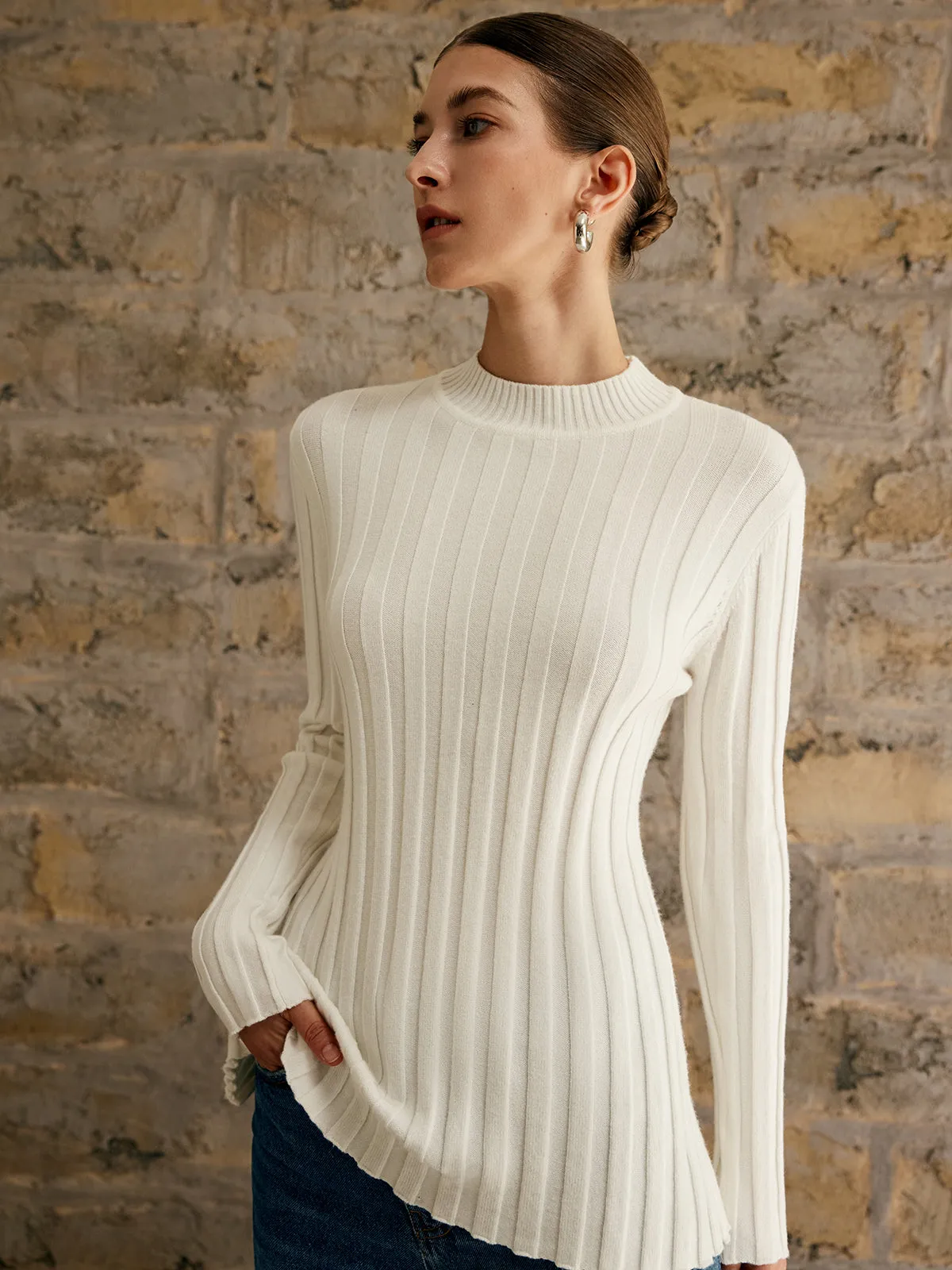 Tie Open Back Knit Top sold by COMMENSE product image thumbnail 4