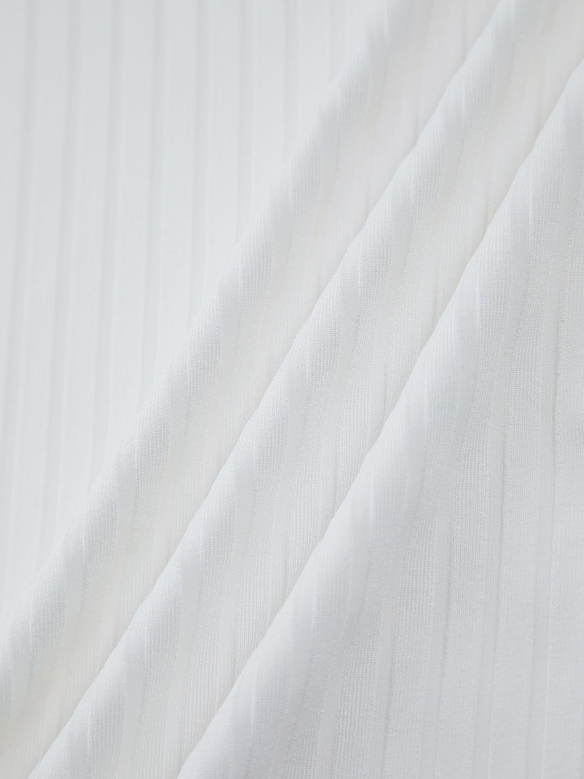 White Textured Bodysuit sold by COMMENSE product image thumbnail 2