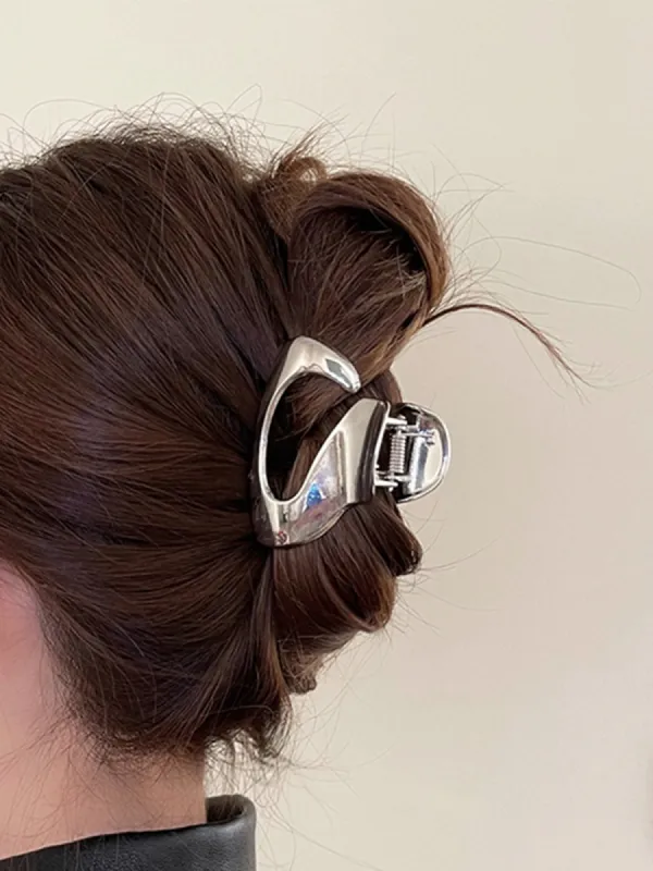 Silver Effect Hair Claw sold by COMMENSE