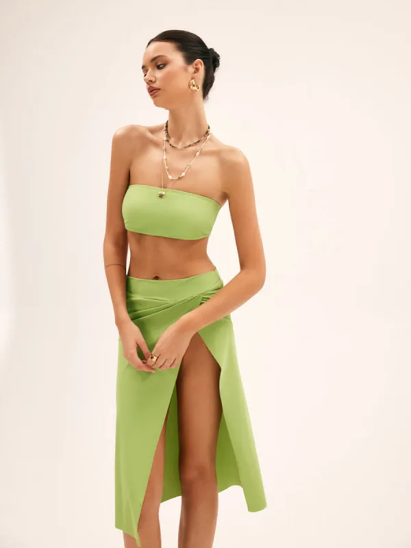 Sunshine Seeker Bikini Set With Cover Up sold by COMMENSE