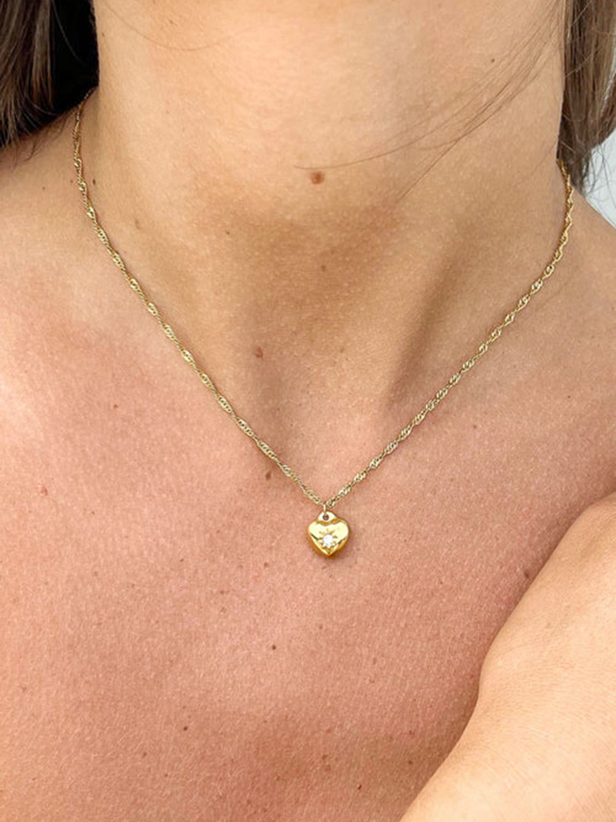 Heart Star Pendant Necklace sold by COMMENSE product image thumbnail 2