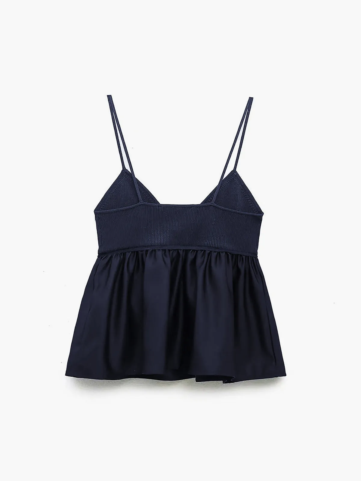 Ruffle Crop Cami Top sold by COMMENSE product image thumbnail 2