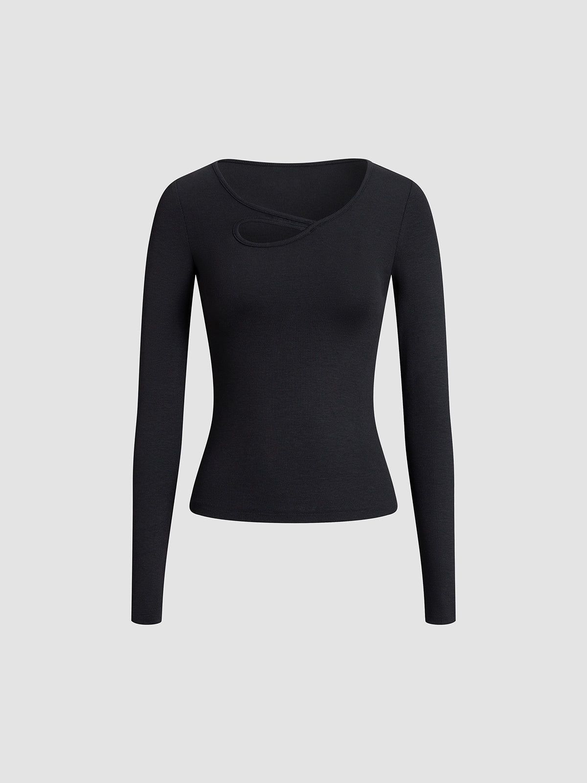 Cosmopolitan Cutout Long Sleeve Shirt sold by COMMENSE product image thumbnail 5