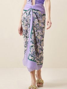 Floral Beach Cover Up Wrap Skirt sold by COMMENSE