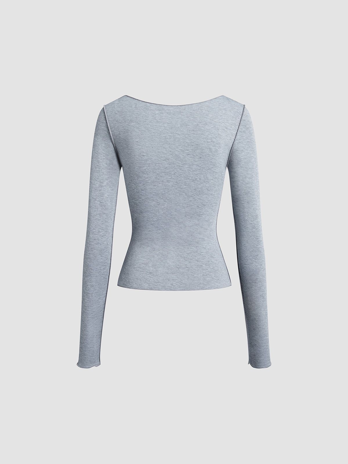 Asymmetrical Neck Blouse sold by COMMENSE product image thumbnail 3