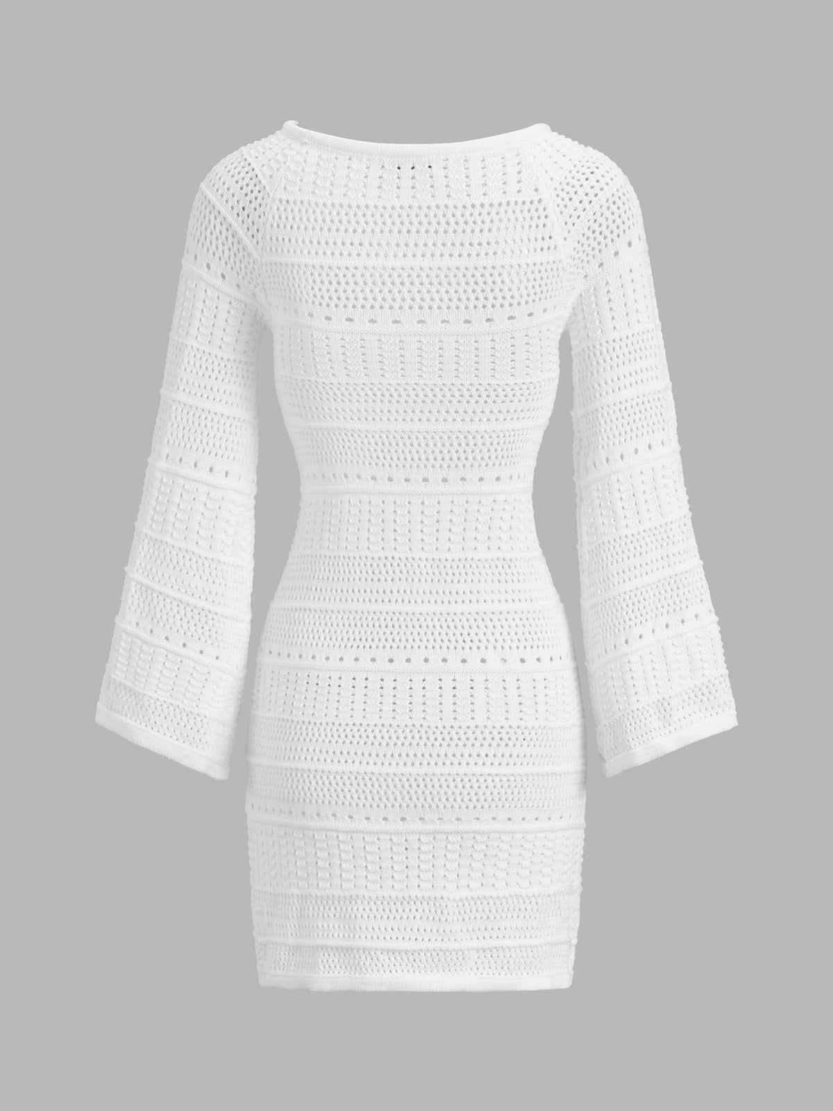 Leisure Crochet Eyelet Short Dress sold by COMMENSE product image thumbnail 2