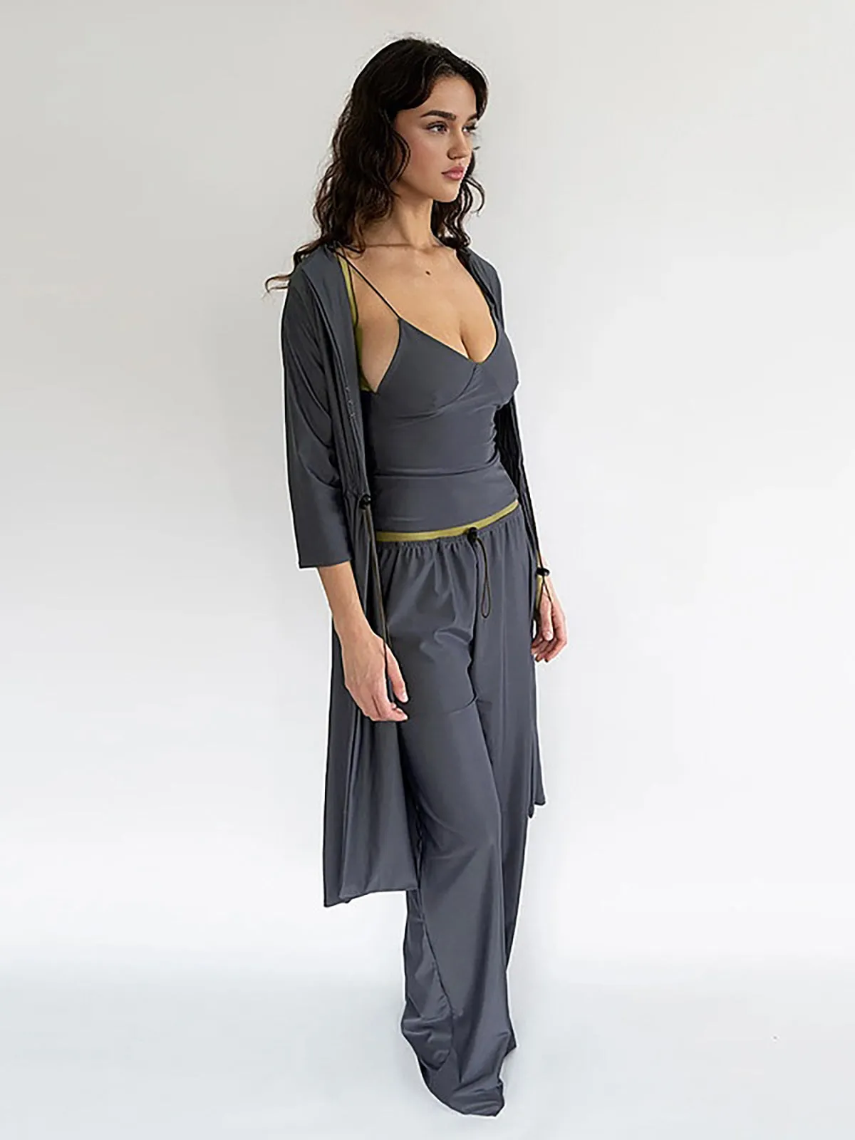 Plain Two Piece Pants Set sold by COMMENSE product image thumbnail 4