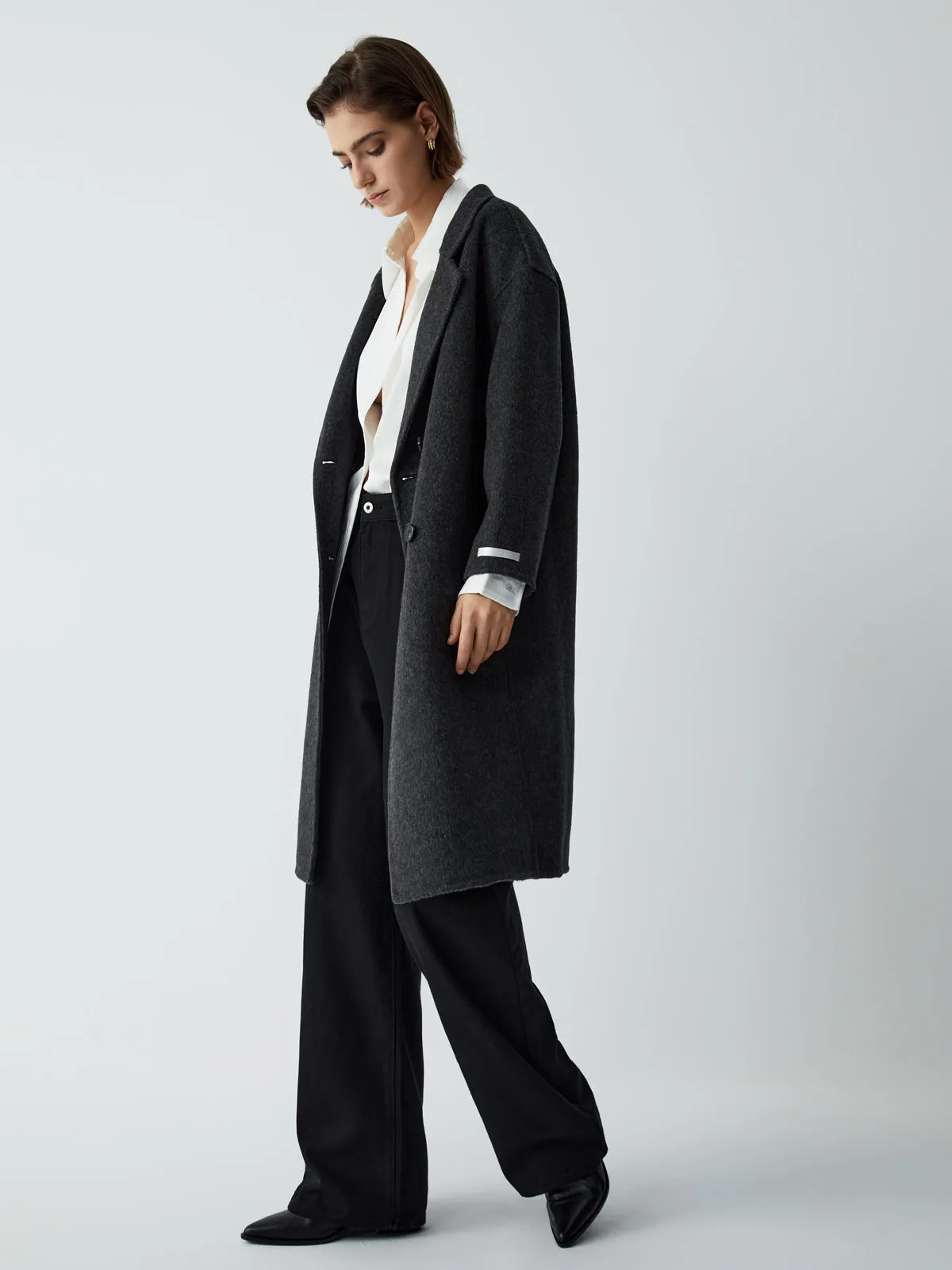 Double Face Wool Blend Coat sold by COMMENSE product image thumbnail 5