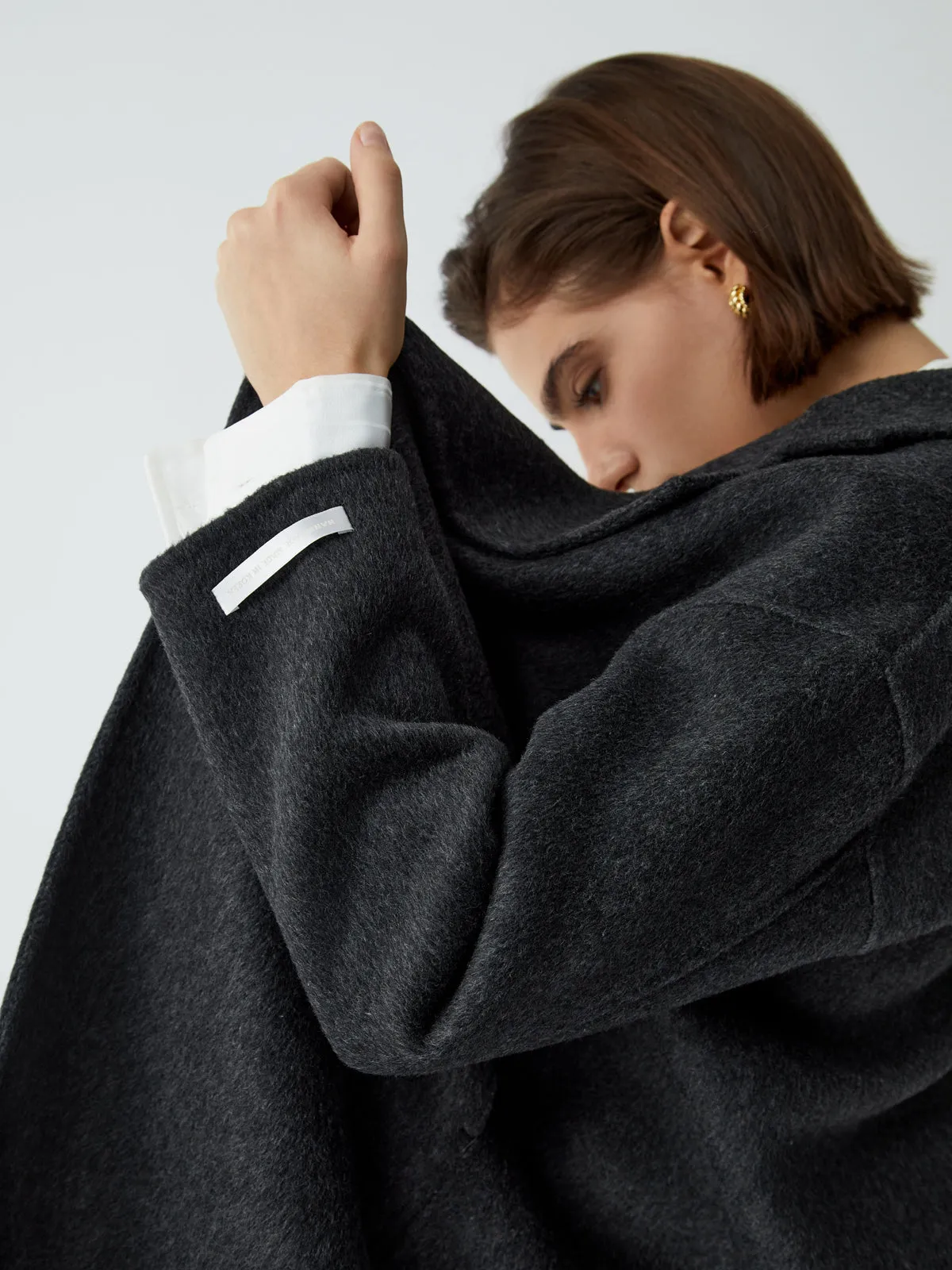 Double Face Wool Blend Coat sold by COMMENSE product image thumbnail 2